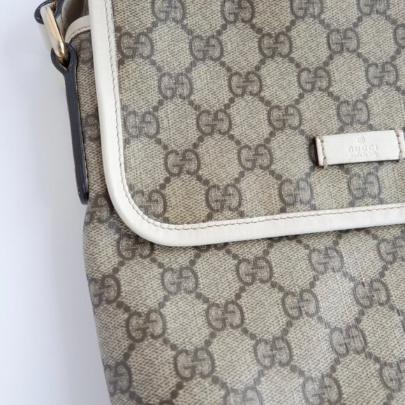 Authentic Preowned Gucci White GG Canvas Crossbody Bag - Picture 4 of 16